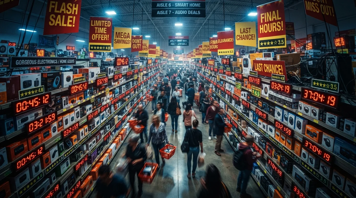 Anchoring, Urgency, and Social Proof: The Persuasion Playbook Retailers Use on You