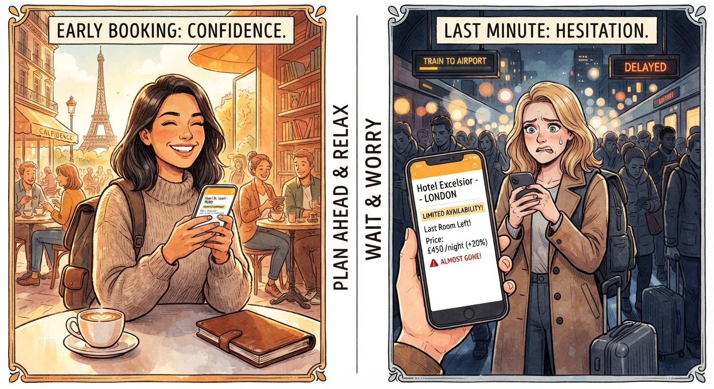 Booking Accommodations Early vs. Waiting: The Real Trade-Offs