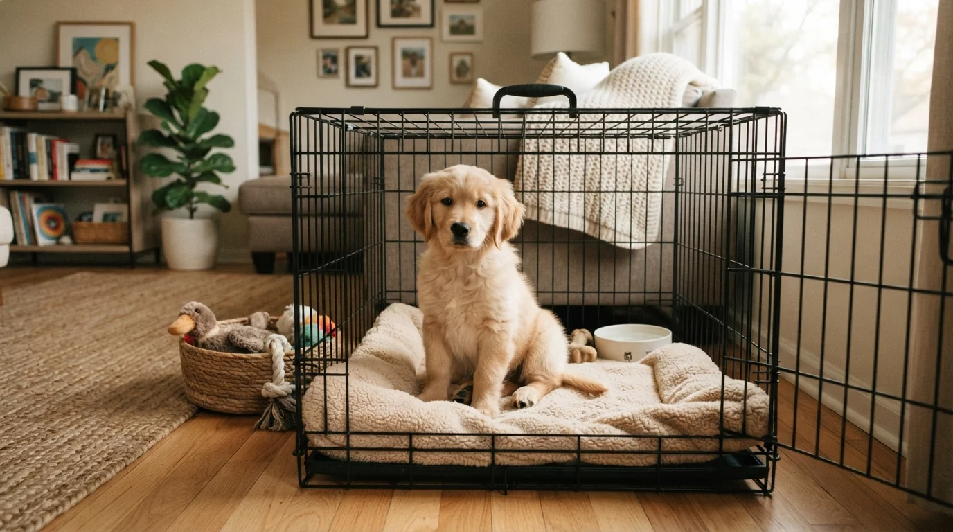 Crate Training a Puppy: The Full Picture from Setup to Long-Term Use