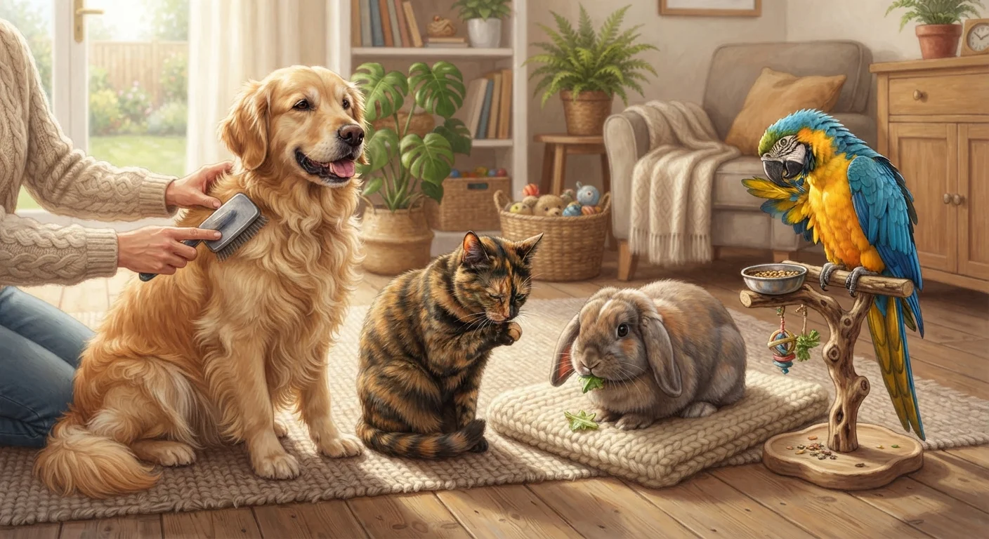 Grooming at Home: What Each Pet Type Actually Needs