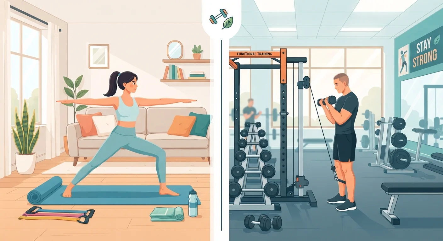 Home Workouts vs. Gym Workouts: An Honest Comparison