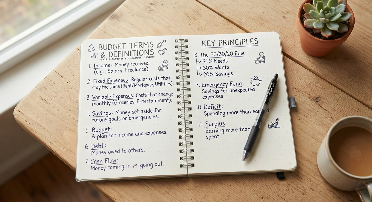 Key Budgeting Terms Every Beginner Should Know