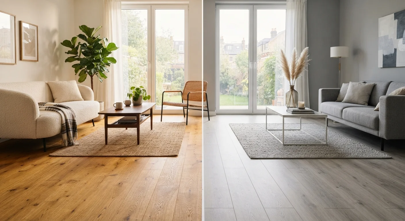 Laminate vs. Hardwood Flooring: What Changes After Installation Day