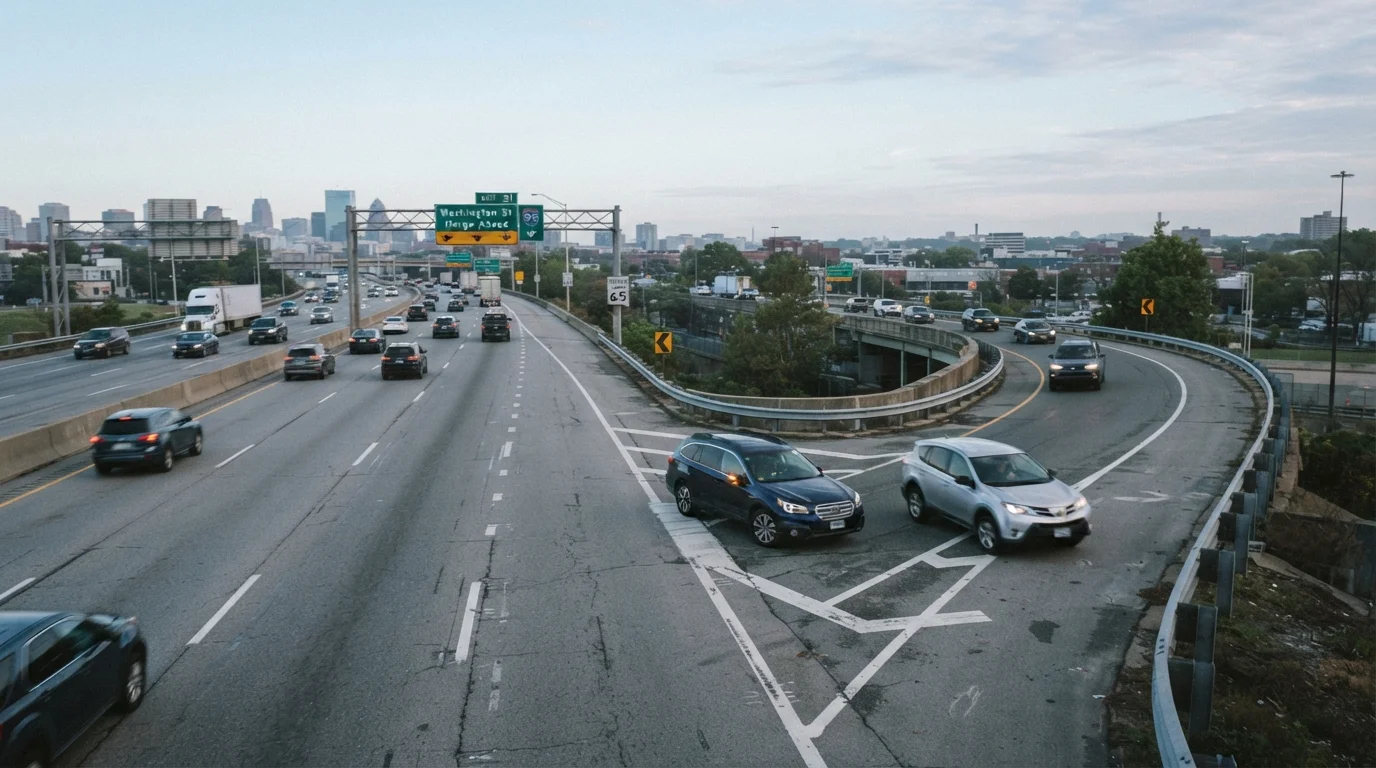 Merging, Lane Changes, and Blind Spots: Where Crashes Actually Happen