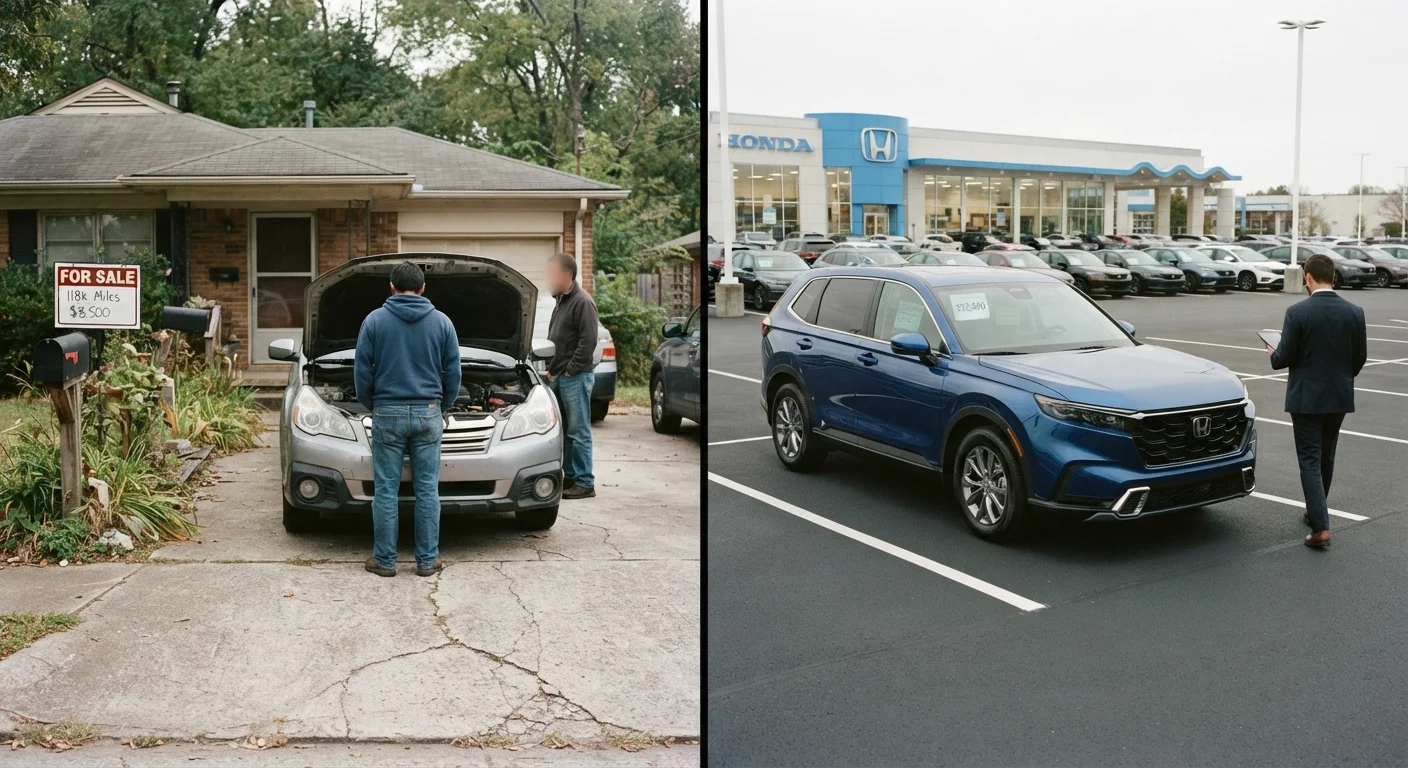Private Seller vs. Dealership: The Real Differences When Buying Used
