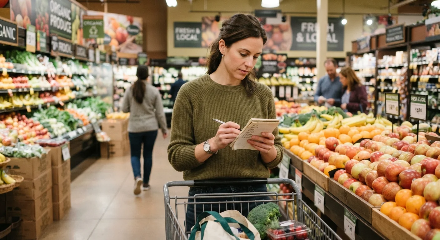 Sticking to a Shopping List When Stores Are Designed to Distract You