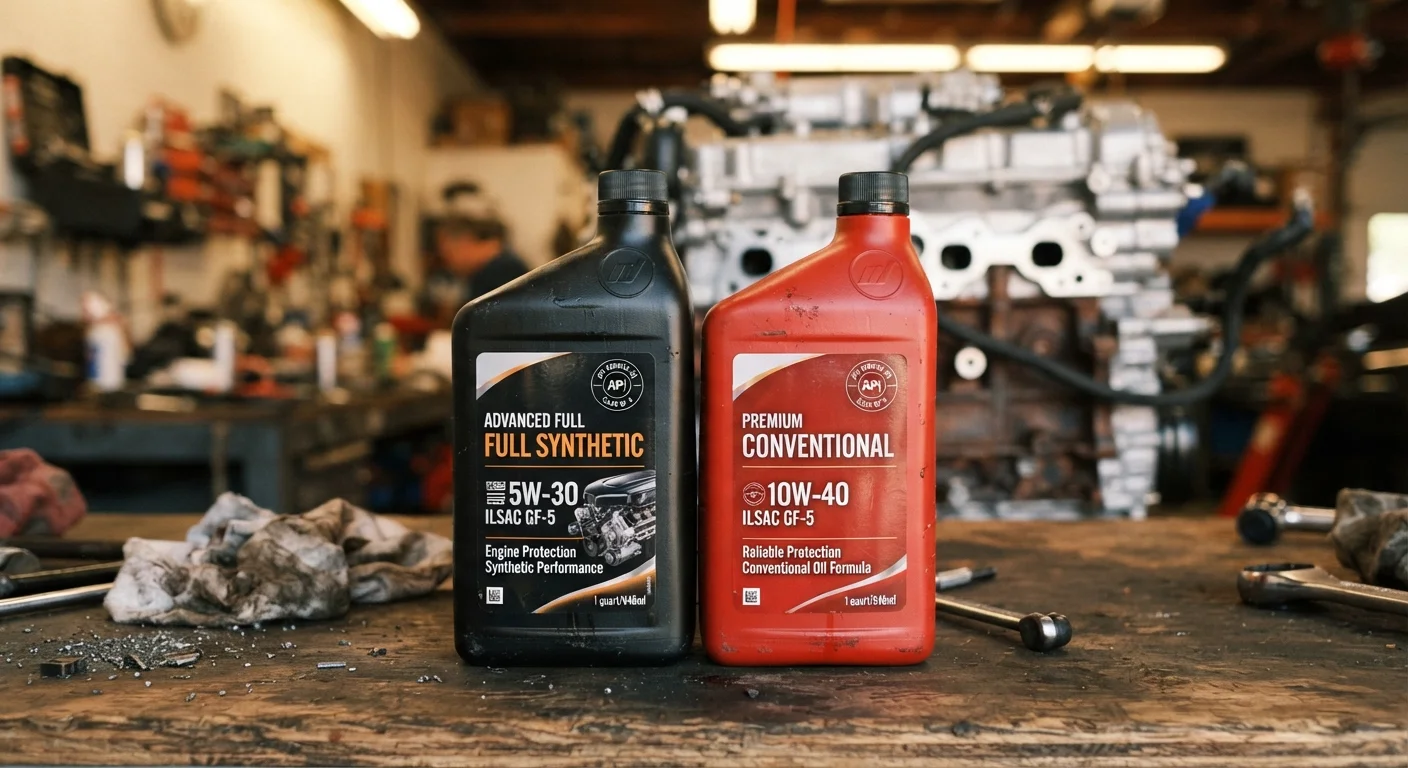 Synthetic vs. Conventional Motor Oil