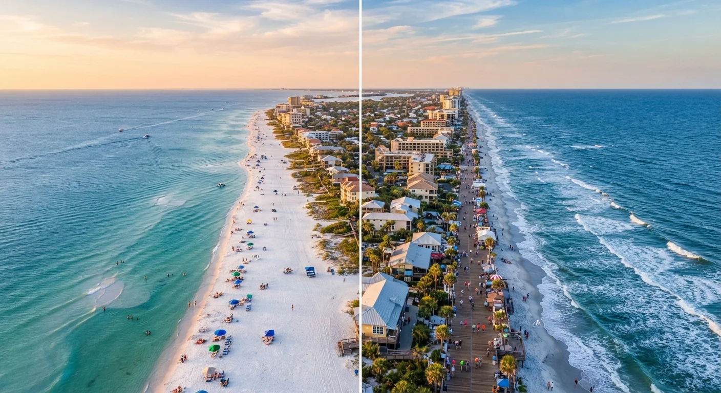 The Florida Coast: Gulf Side vs. Atlantic Side