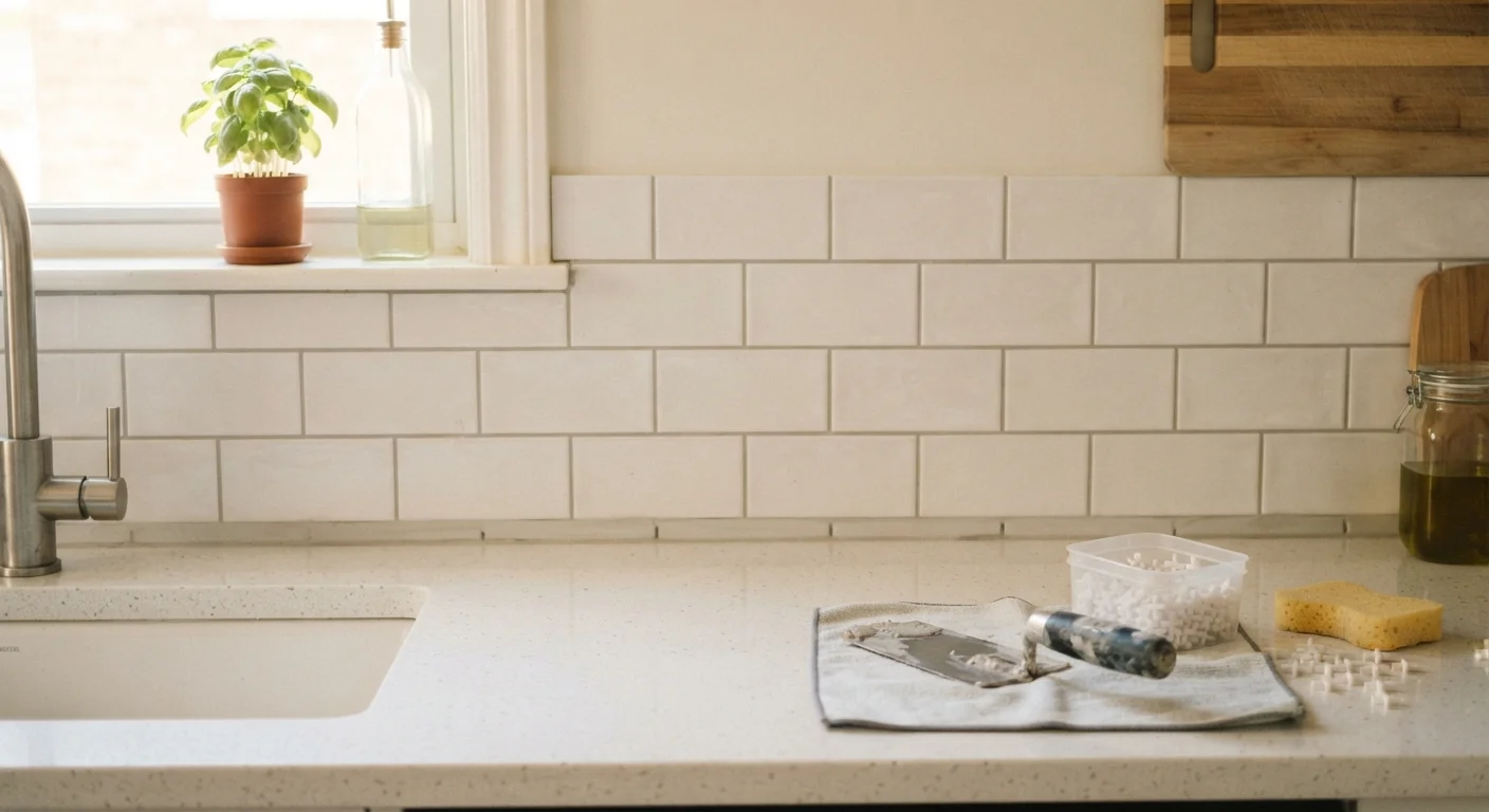 Tile Backsplash Installation: A First-Timer's Walkthrough