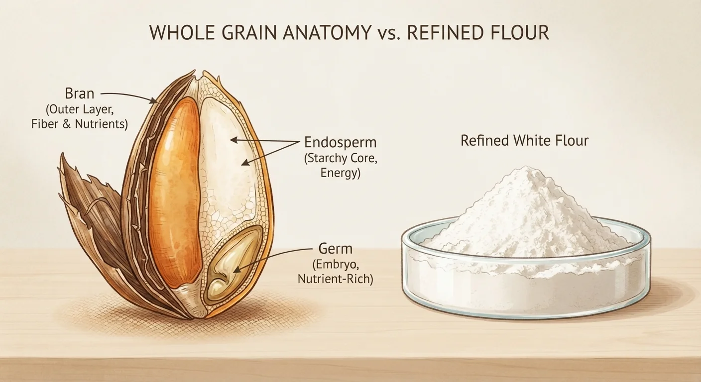 Whole Grains vs. Refined Grains: What Changes in Processing